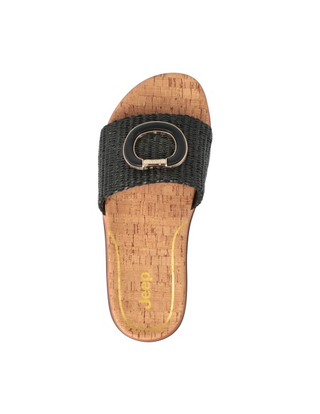 Jeep modello Grace Raffia ciabatta donna in tessuto intrecciato