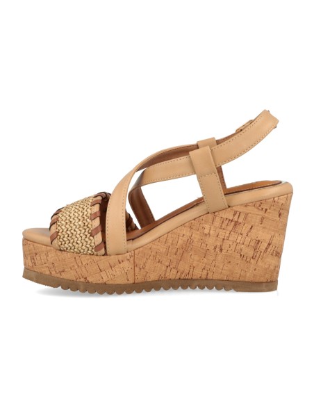 Jeep Mayor Raffia women's woven fabric sandal