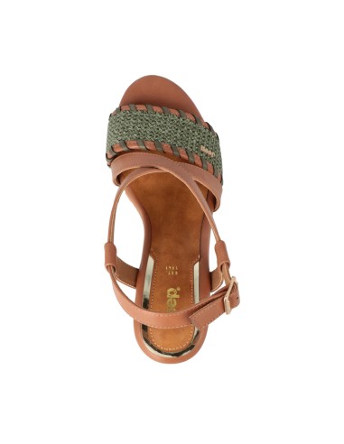 Jeep Mayor Raffia Damen-Sandalen aus gewebtem Stoff