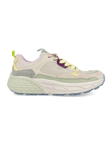 Jeep modello Groove Mesh sneaker stringata donna in tessuto e pelle