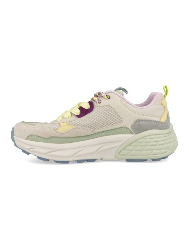 Jeep modello Groove Mesh sneaker stringata donna in tessuto e pelle