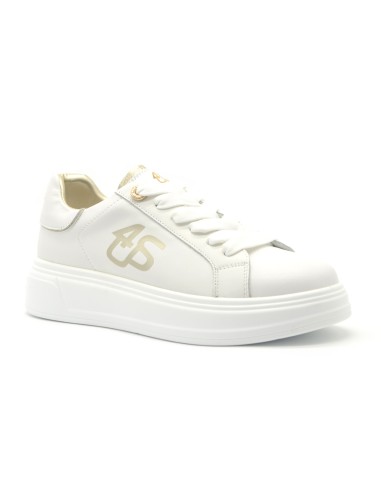 4US by Paciotti Damen-Sneaker zum Schnüren aus weichem Leder