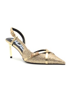 4US By Paciotti escarpins à bride arrière en tissu pailleté 2