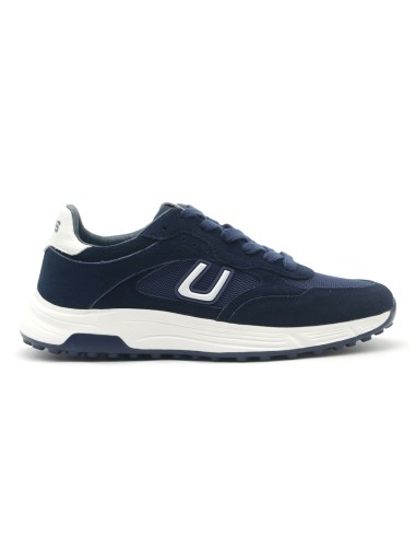 4US By Paciotti sneaker stringata uomo in camoscio e tessuto