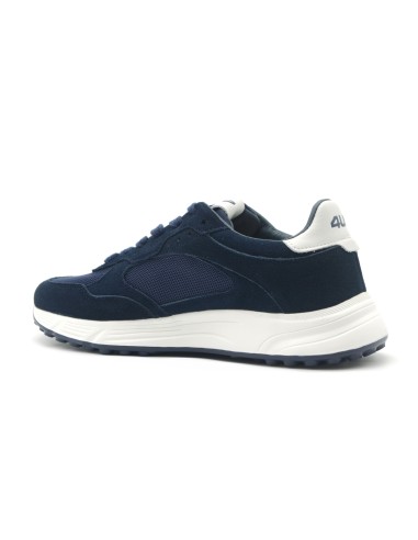 4US By Paciotti sneaker stringata uomo in camoscio e tessuto