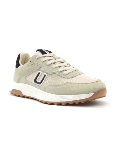 4US By Paciotti sneaker stringata uomo in camoscio e tessuto
