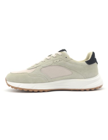 Zapatillas deportivas con cordones para hombre de 4US By Paciotti en ante y tela.