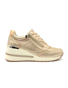Stonefly modello Mina 1 sneaker stringata donna in pelle laminata