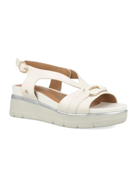 Impronte Agata Buckle Damensandale aus Nappaleder