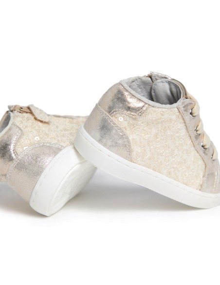 Zapatillas altas Nero Giardini para principiantes. Fabricadas en Italia para niñas.