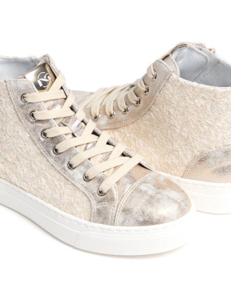 Nero Giardini High-Top-Sneaker, hergestellt in Italien, für Mädchen aus Leder