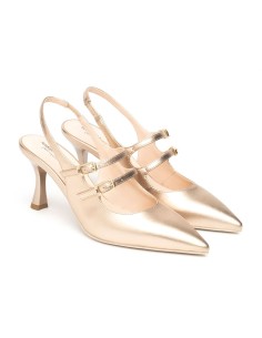 Elegante Slingback-Damenschuhe von Nero Giardini, hergestellt in Italien, aus Leder 2