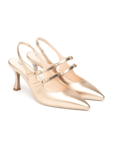 Nero Giardini slingback elegante Made in Italy donna in pelle