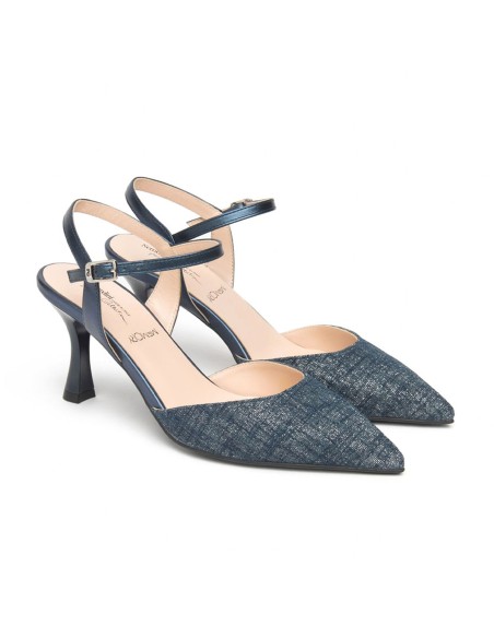 Nero Giardini elegant slingback shoes for women in lurex, Made in Italy
