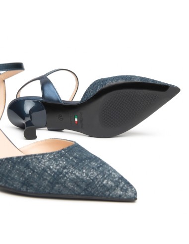 Nero Giardini elegant slingback shoes for women in lurex, Made in Italy