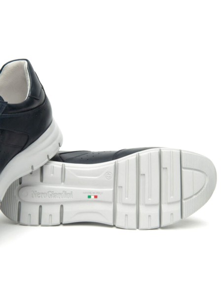 Nero Giardini Herren-Sneaker aus Leder, hergestellt in Italien