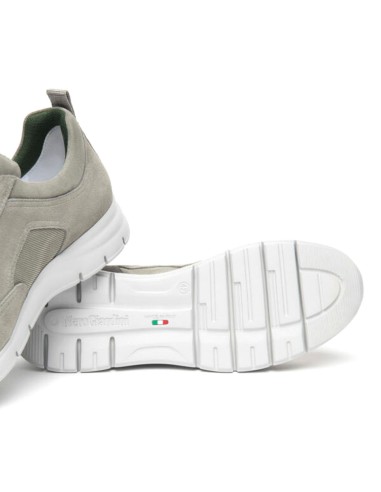 Nero Giardini Herren-Sneaker aus Wildleder und Stoff, hergestellt in Italien
