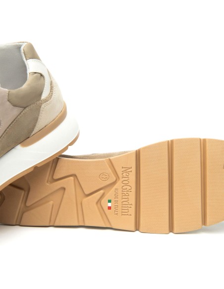Nero Giardini Herren-Schnürsneaker, hergestellt in Italien