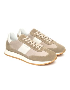 Nero Giardini sneaker Made in Italy uomo in camoscio e tessuto 2
