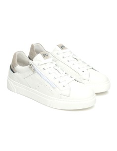 Nero Giardini men's lace-up sneaker Made in Italy in leather 2