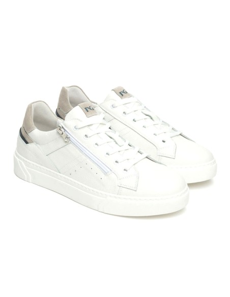 Nero Giardini Herren-Schnürsneaker, hergestellt in Italien aus Leder