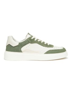 Zapatillas deportivas con cordones para hombre Nero Giardini. Fabricadas en Italia en piel.