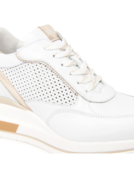 Nero Giardini women's leather lace-up sneaker Made in Italy