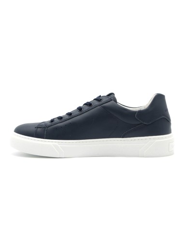Zapatillas deportivas con cordones para hombre Nero Giardini. Fabricadas en Italia en piel.