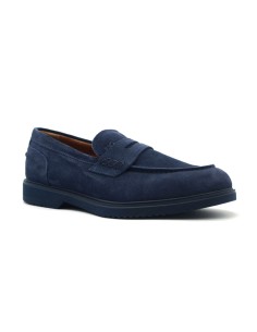 Mocassin décontracté Nero Giardini fabriqué en Italie pour homme en daim 2
