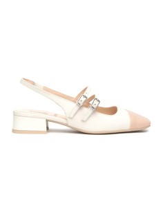 Nero Giardini slingback bassa in pelle