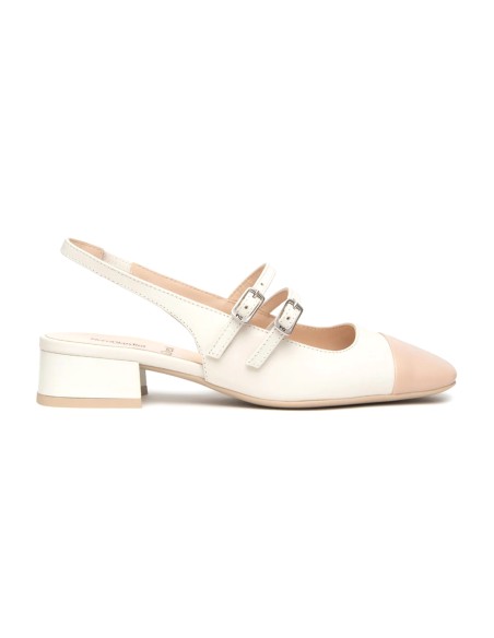 Nero Giardini slingback bassa in pelle