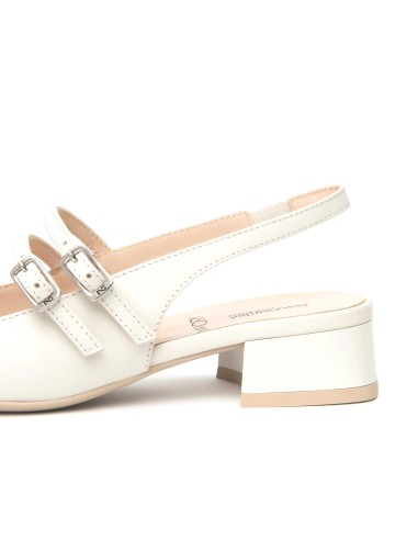 Nero Giardini slingback bassa in pelle