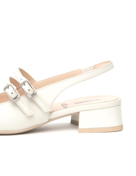 Nero Giardini slingback bassa in pelle