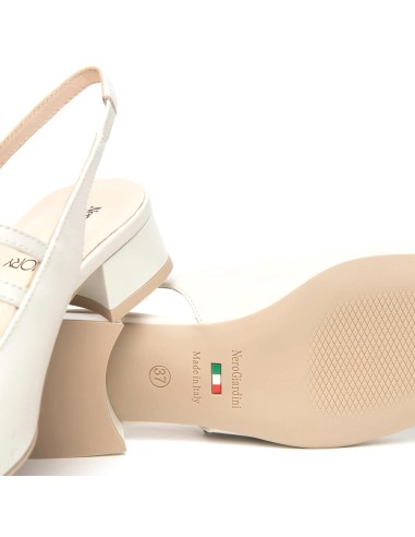 Nero Giardini slingback bassa in pelle
