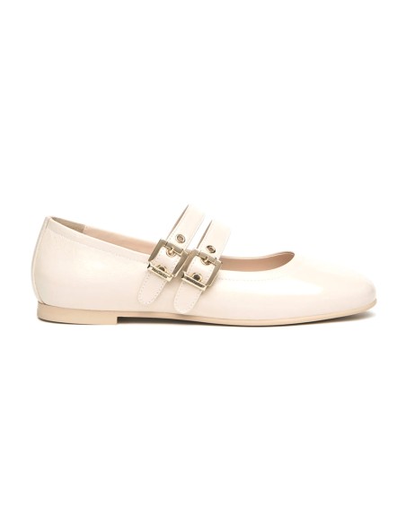 Nero Giardini ballerina in pelle lucida