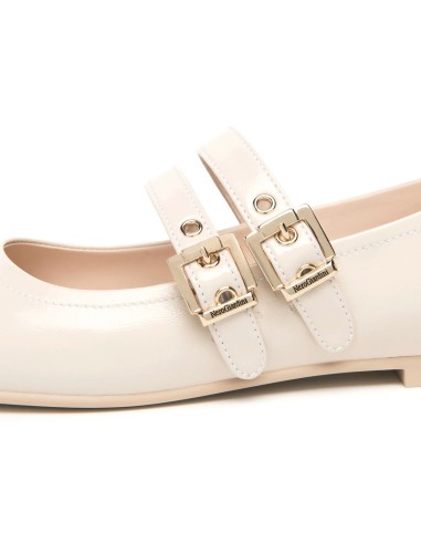 Nero Giardini ballerina in pelle lucida