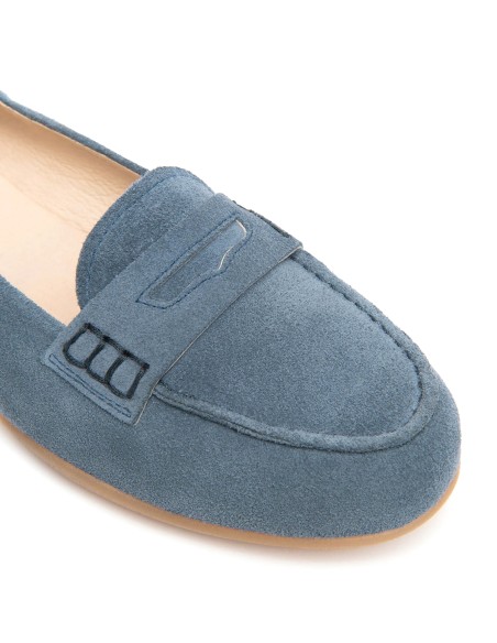 Nero Giardini mocassino sportivo in camoscio