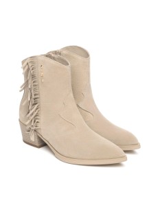 Nero Giardini stiveltto texano con frange 2