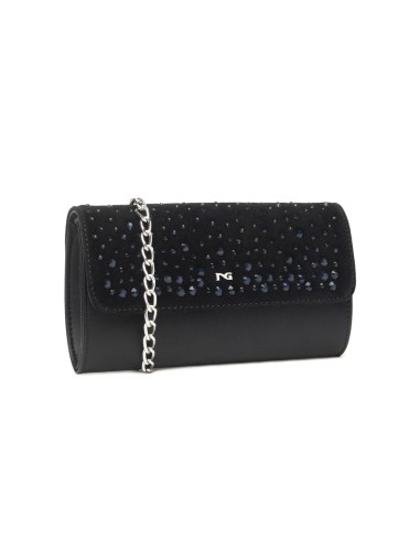 Nero Giardini pochette elegante con strass