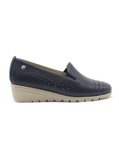 Cinzia Soft mocassino in pelle laserata