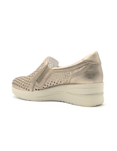 Cinzia Soft slip on in pelle laserata