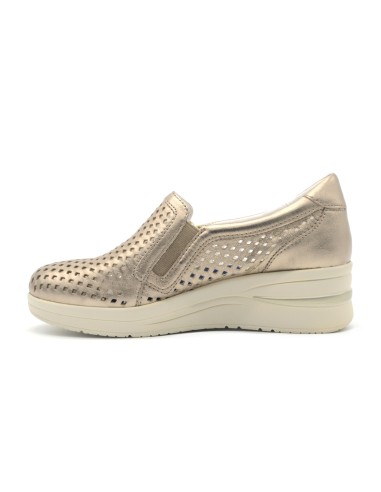 Cinzia Soft slip on in pelle laserata