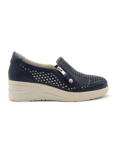 Cinzia Soft slip on in pelle laserata