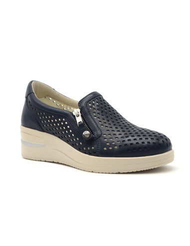 Cinzia Soft slip on in pelle laserata