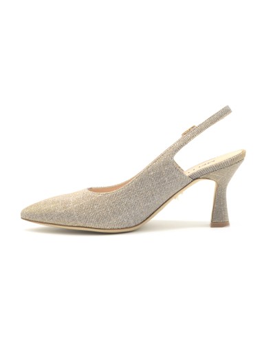 Melluso slingback elegante in tessuto glitter