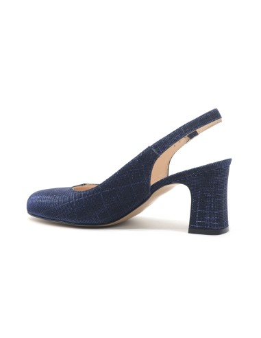 Melluso slingback elegante in tessuto