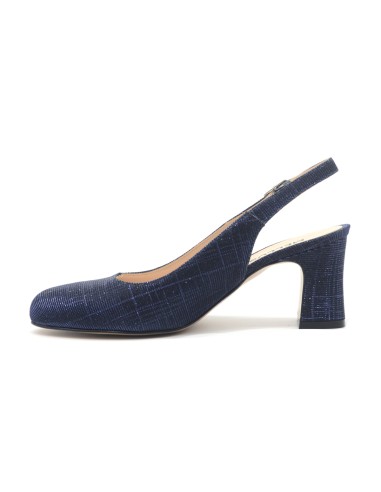 Melluso slingback elegante in tessuto