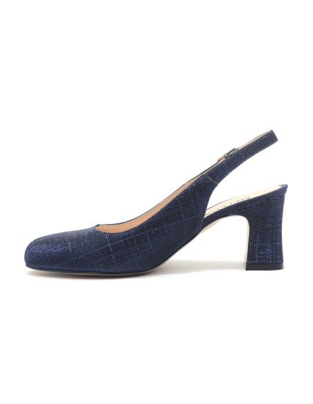 Melluso slingback elegante in tessuto