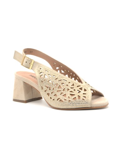 Melluso sandalo elegante con strass