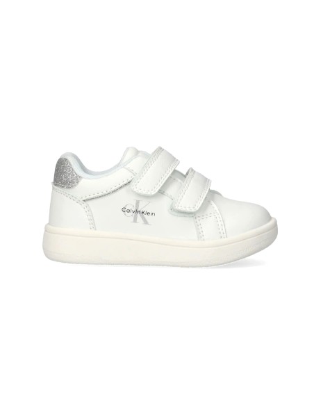 Calvin Klein sneaker con strap e dettagli glitter